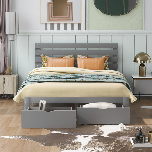 Wood Bed Frames - Wayfair Canada